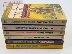 Andre Norton Fawcett Vintage 6 PB Fantasy Lot Various Titles 1970s 1980s