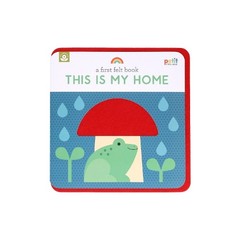 Petit Collage A First Felt Book: This Is My Home (Mixed Media Product)