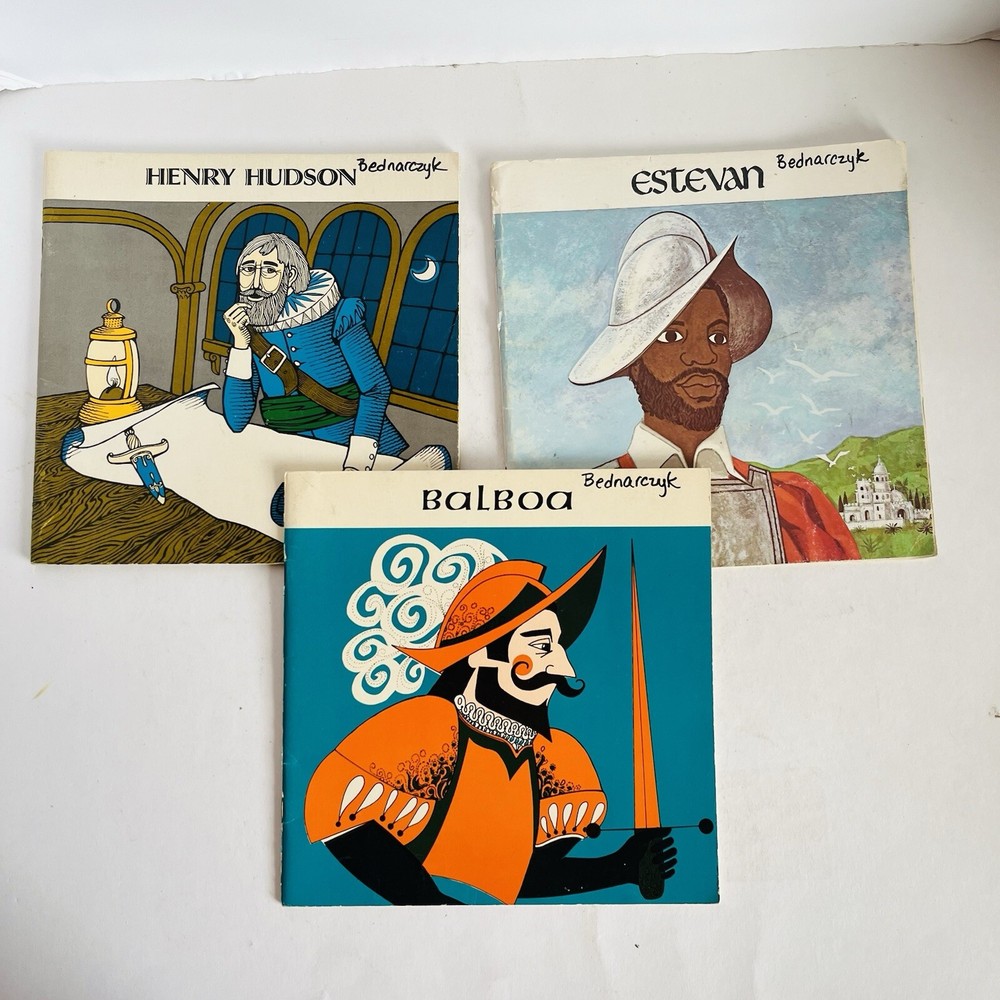 Vintage 1970 ERC Social Science Program Explorers Lot 3 Balboa Estevan Hudson