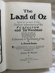 L. Frank Baum, The Land of Oz, Hardcover, Illustrated John R. Neill, 1904
