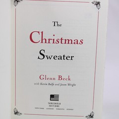 SIGNED Copy The Christmas Sweater By Glenn Beck 1st Edition Signed HC Book w/DJ