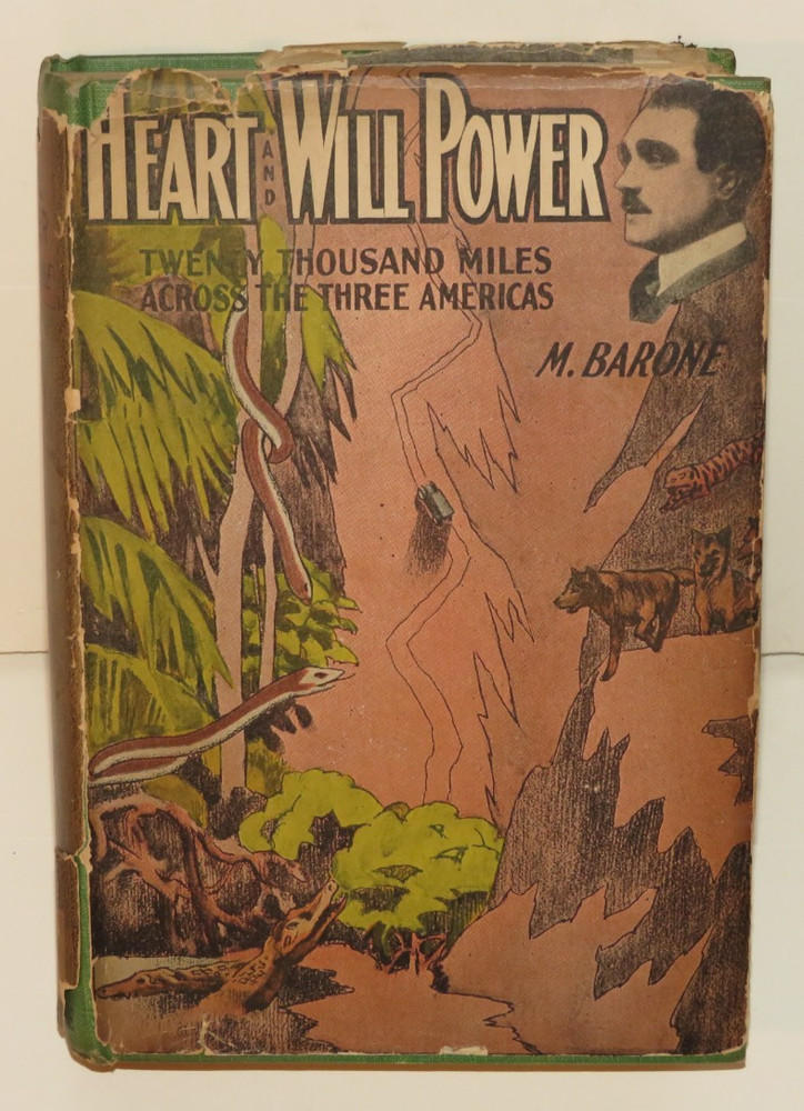 1930 Heart & Will Power Mario Barone First Edition Dust Jacket