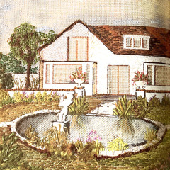 Embroidered Houses & Gardens By Kit Pyman Paperback 32 pages ISBN:0-85532-607-7