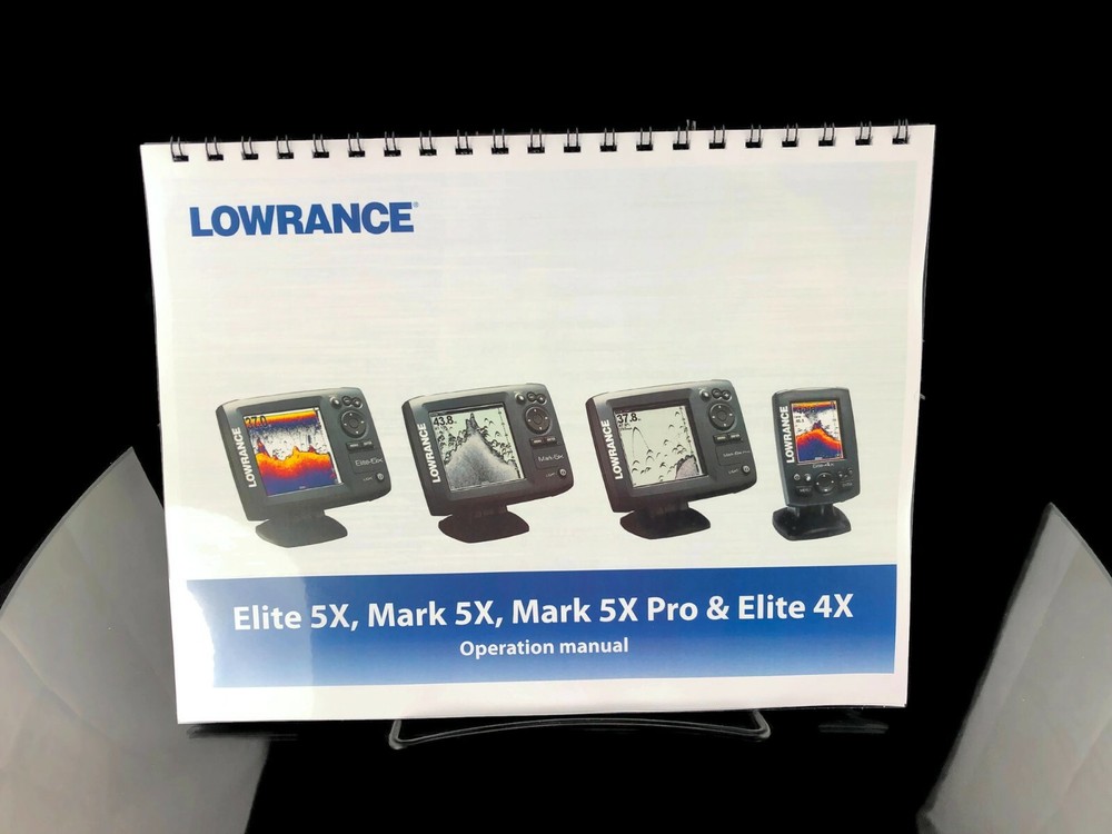 Lowrance Navico Elite 5x 4x Mark 5x Mark 5x Pro Operator Manual Instructions