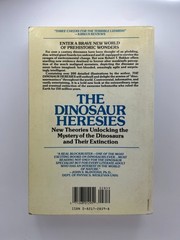 The Dinosaur Heresies by Robert T. Bakker PhD 1993 PB Zebra VG Prehistoric