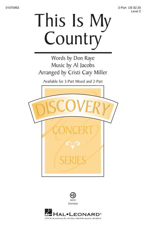 This Is My Country Discovery Level 2 Discovery Choral 2-Part
