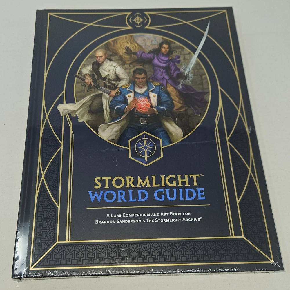 Cosmere RPG: Stormlight World Guide (Hardcover, NEW) Lore Compendium & Art Book