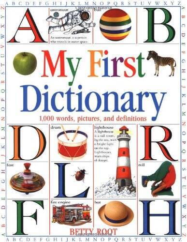 My First Dictionary: 1,000 words, pictures, and def (DK Games) – VERY GOOD