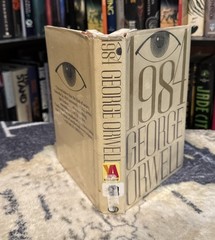 1984 by George Orwell (1977 Hardcover) RARE Harcourt Brace HBJ, POOR COND.