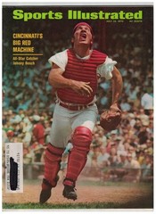 Johnny Bench Cincinnati Reds July 13 1970 Sports Illustrated Magazine