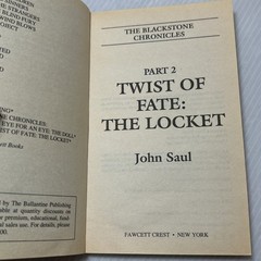 John Saul: The Blackstone Chronicles (Parts 1-6) Complete SET, VTG 1997 1st Ed
