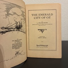 Vintage The Emerald City of Oz by L Frank Baum HB/circa 1950s*