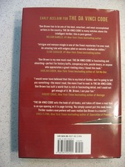 The Da Vinci Code by Dan Brown Hardcover Doubleday 2nd Printing April 2003