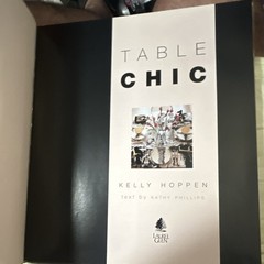 Kelly Hoppen Table Chic Hardcover Illustrated, Laurel Glen 1996