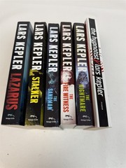 Lars Kepler Lot 6 Joona Linna Hypnotist Sandman Lazarus Stalker Fire Witness