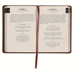 One Minute with God for Men – 365 Devotions (Brown Faux Leather) Fast ship