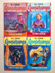 Goosebumps Books Lot of 17 R.L. Stine Mostly Vintage 1990s Paperbacks More Tales