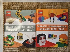 Lot of 7 DK Lego Bulding, Creating, Imagination Books Kids Beginners EUC