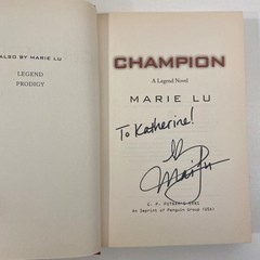 ALL SIGNED Legend Series Books 1-3 Marie Lu HCDJ 3 Young Adult Fiction Novel Set