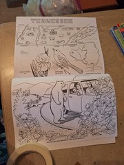 VINTAGE 1983 United States Coloring Book