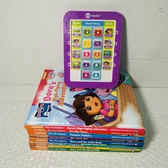 Me Reader „Dora The Explorer” Story Reader Tablet w/ Complete 8 Book Set