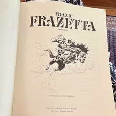 Frank Frazetta Book Two PB Illustrated 1975 Peacock Press / Bantam Books