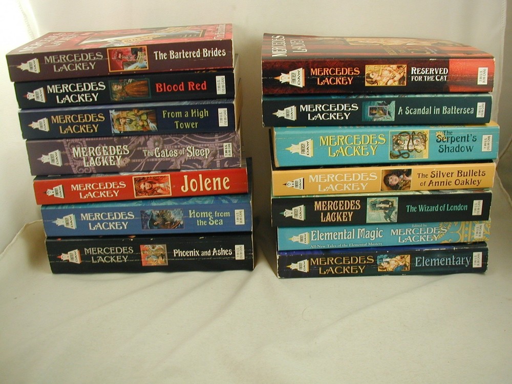 Mercedes Lackey 14 Elemental Masters Books Alternate Earth Magic Psychic Powers