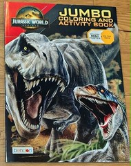 Jurassic World Jumbo Coloring & Activity Dinosaur Book Dinosaurs To Color T-Rex