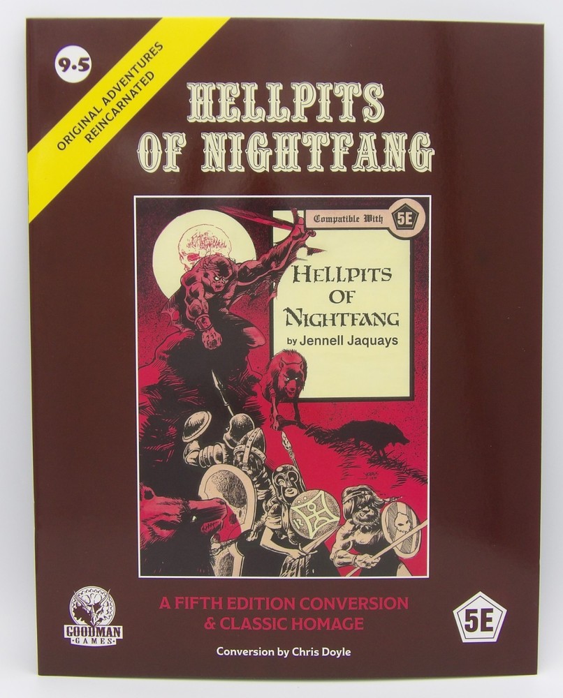 OAR 9.5: Hellpits of Nightfang (D&D 5e) by Jennell Jaquays – New