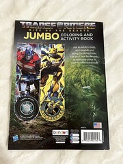 Transformers Rise Of The Beasts Jumbo Coloring&Activity Book 2 Pcs(Made In USA)