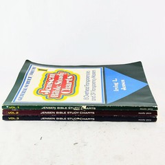 Jensen Bible Study Charts Complete Set Volume 1 2 3 Lot 228 Transparency Masters