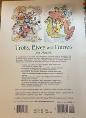 Trolls, Elves and Fairies Dover Coloring Book by Jan Sovak Paperback #0486423824