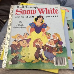 Vintage A Little Golden Book Snow White And The Seven Dwarfs 103-52 #4365
