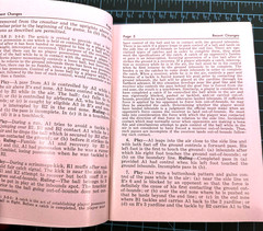 Vintage 1971 Football Rules & Case Books National Alliance NFHS High School