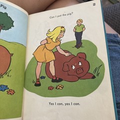 Yes I Can 1A Children’s book vintage 1966 The Fast Pig Singing Cats Ham & Ants M