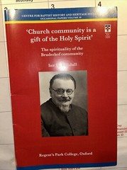 Church Community is a gift of the Holy Spirit – Ian M. Randall – 2014 – 53 pages