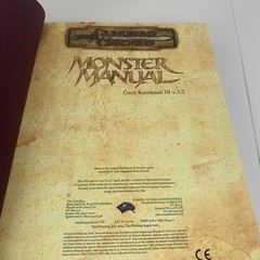 Premium Dungeons & Dragons 3.5 Monster Manual with Errata by Wizards RPG Team