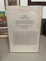 Patterns of Myth 3 Volume Set, Alan W. Watts (Editor) 1963 HC First Printing