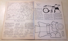 Vintage Children’s Activities for Home and School Magazine Easter 1940s Lot of 4