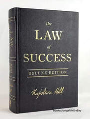 THE LAW OF SUCCESS Deluxe Edition Napoleon Hill Leather Bound Collectible NEW