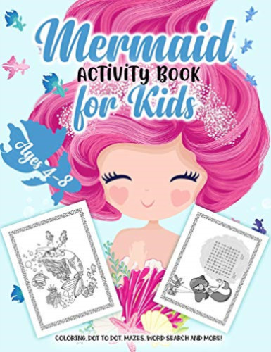 Slayer Activity-Mermaid Activity Bk For Kids A BOOK NEW