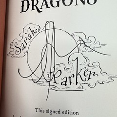 The Ballad of Falling Dragons by Sarah A. Parker Barnes & Noble Exc. HAND SIGNED