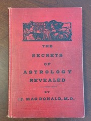 vtg 1923 book SECRETS OF ASTROLOGY REVEALED ills CHARTS+ MacDonald HC Rare 1920s