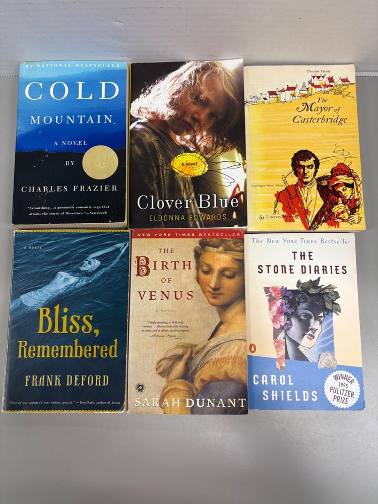 Historical Fiction Lot of 6 Trade Paperbacks (See Photos for Titles)