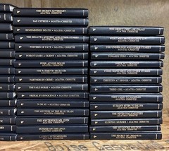 Agatha Christie Mystery Collection (LOT of 65) Bantam HC Leatherette Editions
