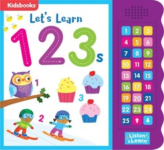 Let’s Learn 123s – Interactive Toddler Counting Sound Book with 27 Butto…