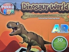 Dinosaur World AR Interactive 4D Coloring Book Augmented Reality Pukka 8421-FUN