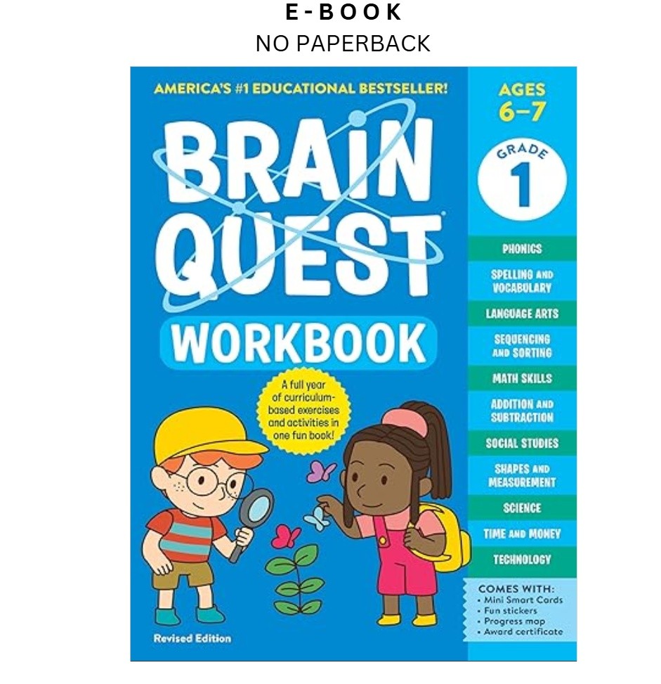 Brain Quest Workbook: 1st Grade Revised Edition, Workman Publishing 2023