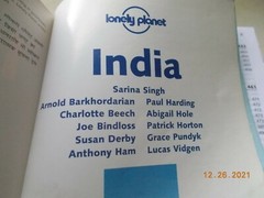 Lonely Planet India by Sarina Singh (2003, Trade Paperback) 1088 Pages!!