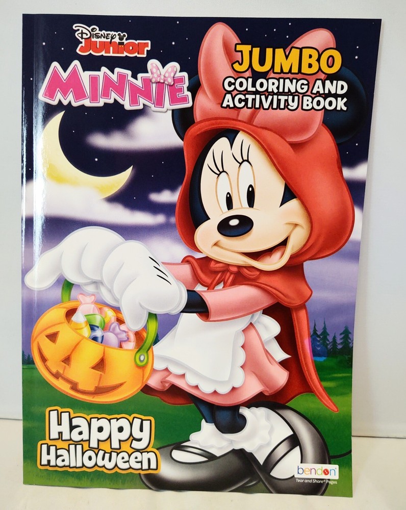 Disney Junior Halloween Minnie Mouse Trick or Treat Coloring Book bendon